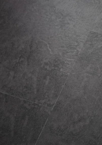 Vinyl Click Tile Flooring, Black Slate, 305mm x 610mm x 5mm (2.02sqm)