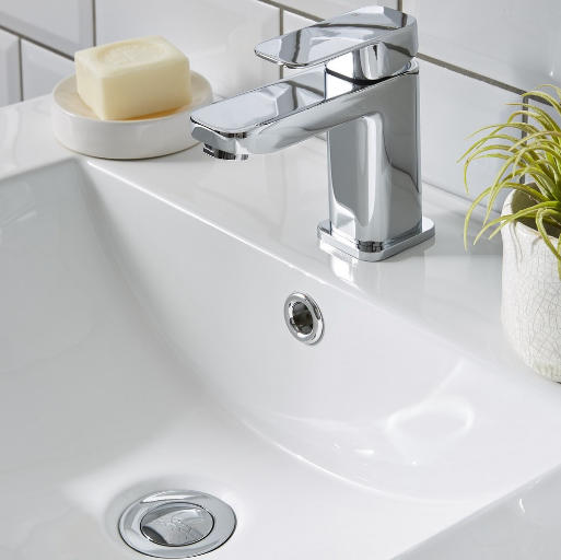 Kartell K-VIT Dakota Mono Basin Mixer with Click Waste – Chrome (OFTAP31)