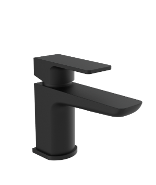 Kartell K-VIT Kolt Mini Mono Basin Mixer – Matt Black (TAP312KBL)