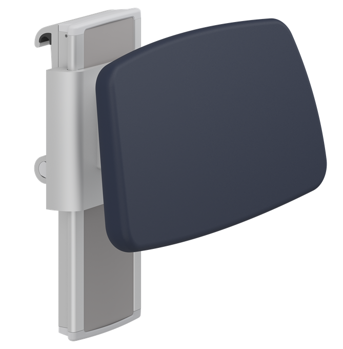 Pressalit PLUS Backrest, Vertical And Horizontal Adjustable Dark Blue (R6444108)