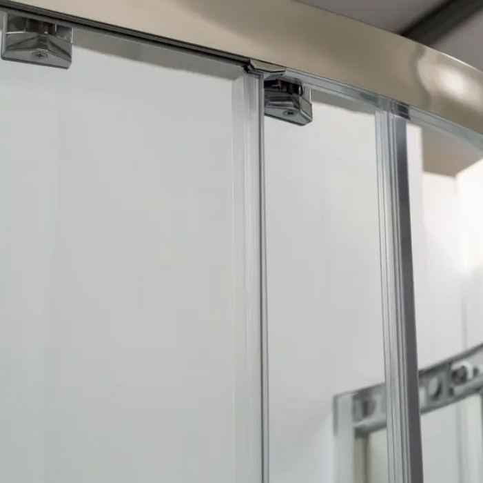 Impey Coram Premier 8 8mm Plain Glass 1200mm x 900mm Double Offset Quadrant Shower Enclosure Chrome (P8QD129CUC)
