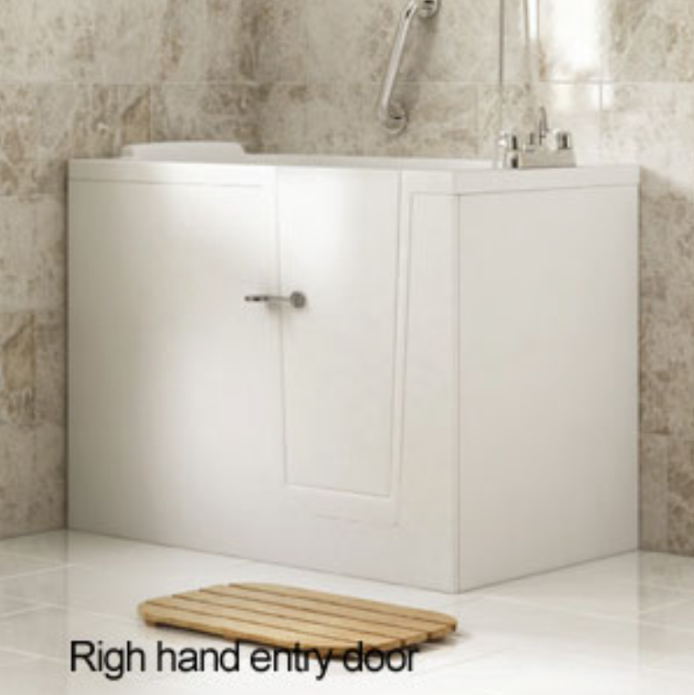 AKW Blakemere Deep Soaker Walk In Bath 1210x650mm RH (11-BLARH)