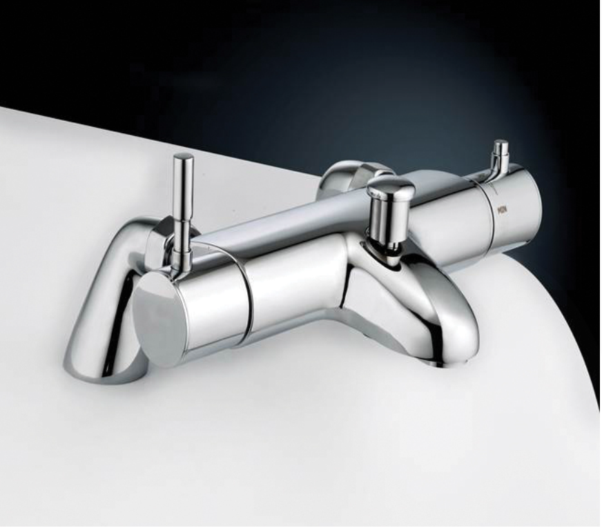 AKW Civetta TMV2 Thermostatic Bath Shower Mixer Tap (23389)