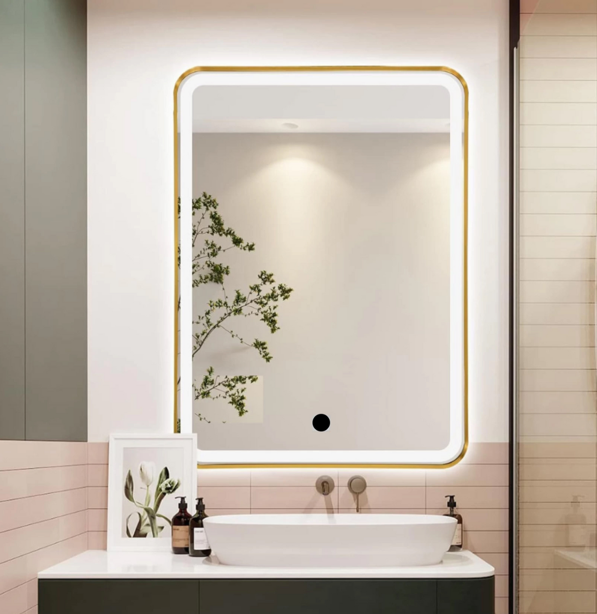 Kartell K-VIT Ottone Square 500x700mm Mirror-Brushed Brass (OT5070)