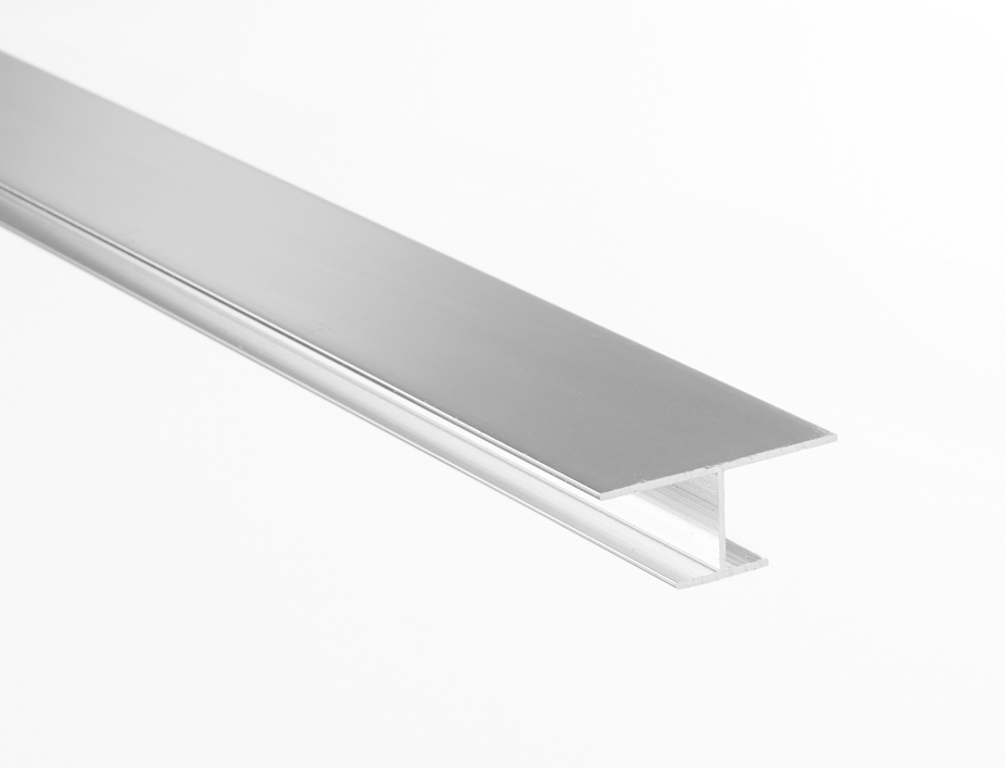 AKW Alveo PVC Wall Panel Profiles 2500mm Satin Aluminium – Choice of Profile, photo 5