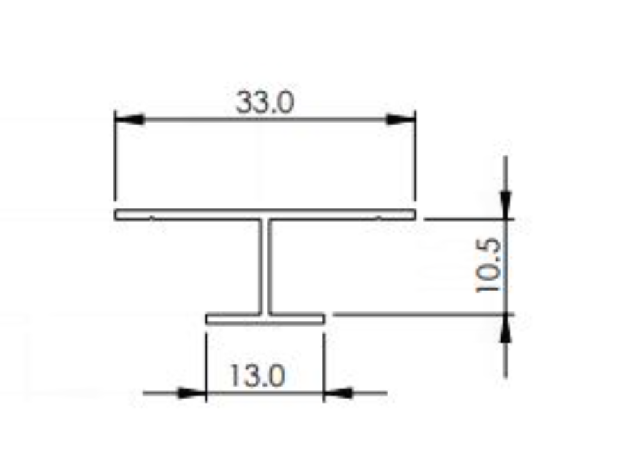 AKW Alveo PVC Wall Panel Profiles 2500mm Satin Aluminium – Choice of Profile, photo 6