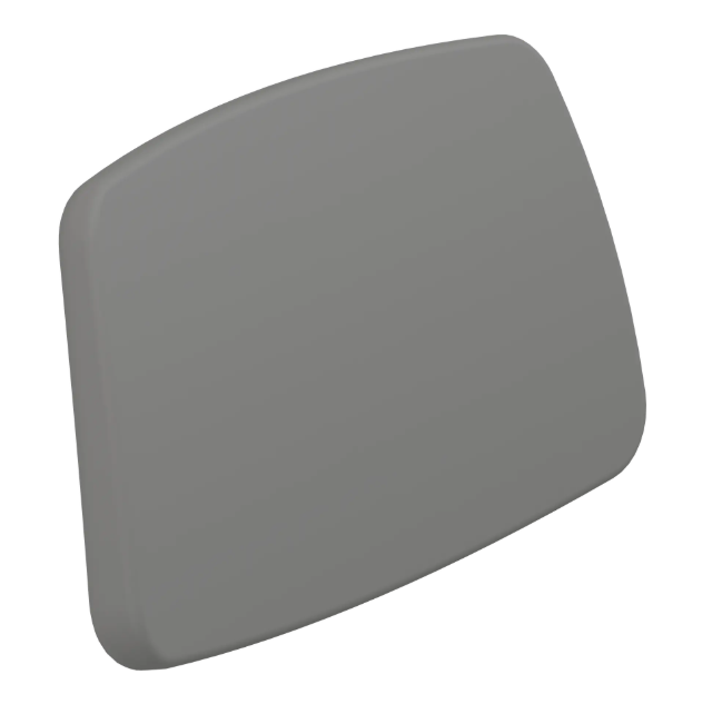 Pressalit PLUS backrest for SELECT toilet lifter – Fixed, Anthracite