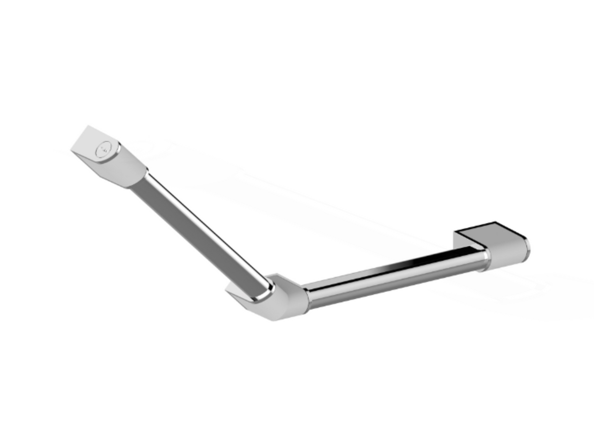 AKW Onyx 2 Grab Rail – Straight, Angled or T & L Riser, Chrome or Black, photo 7