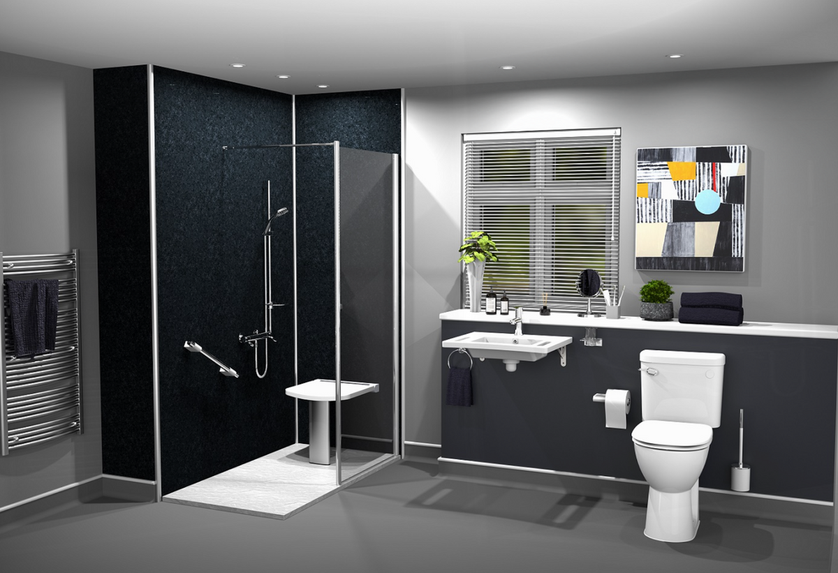 AKW Marlbrook Square Edge Bathroom Wall Panels 12mm – Choice of Size & Colour, photo 10