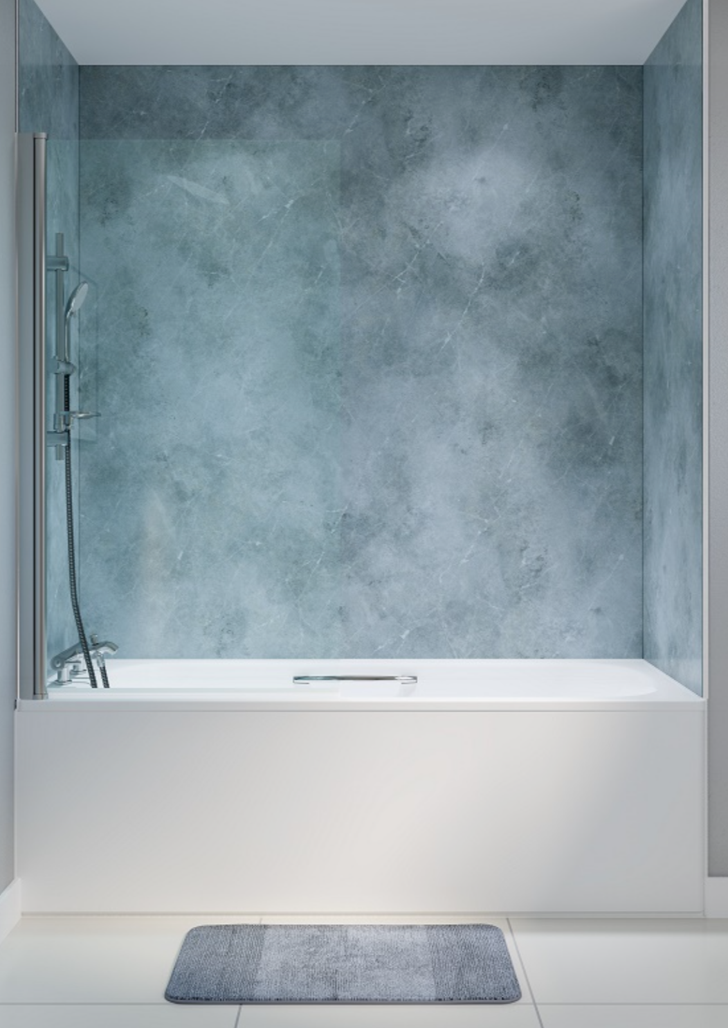 AKW Standard Shower Kit With Rail and 1.5m hose (30820)