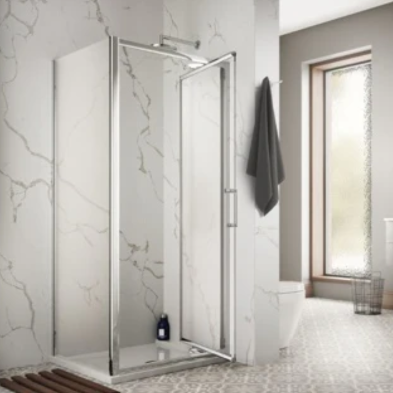 Sommer 8 Infold Shower Screen 800mm (750-790mm) SOE42