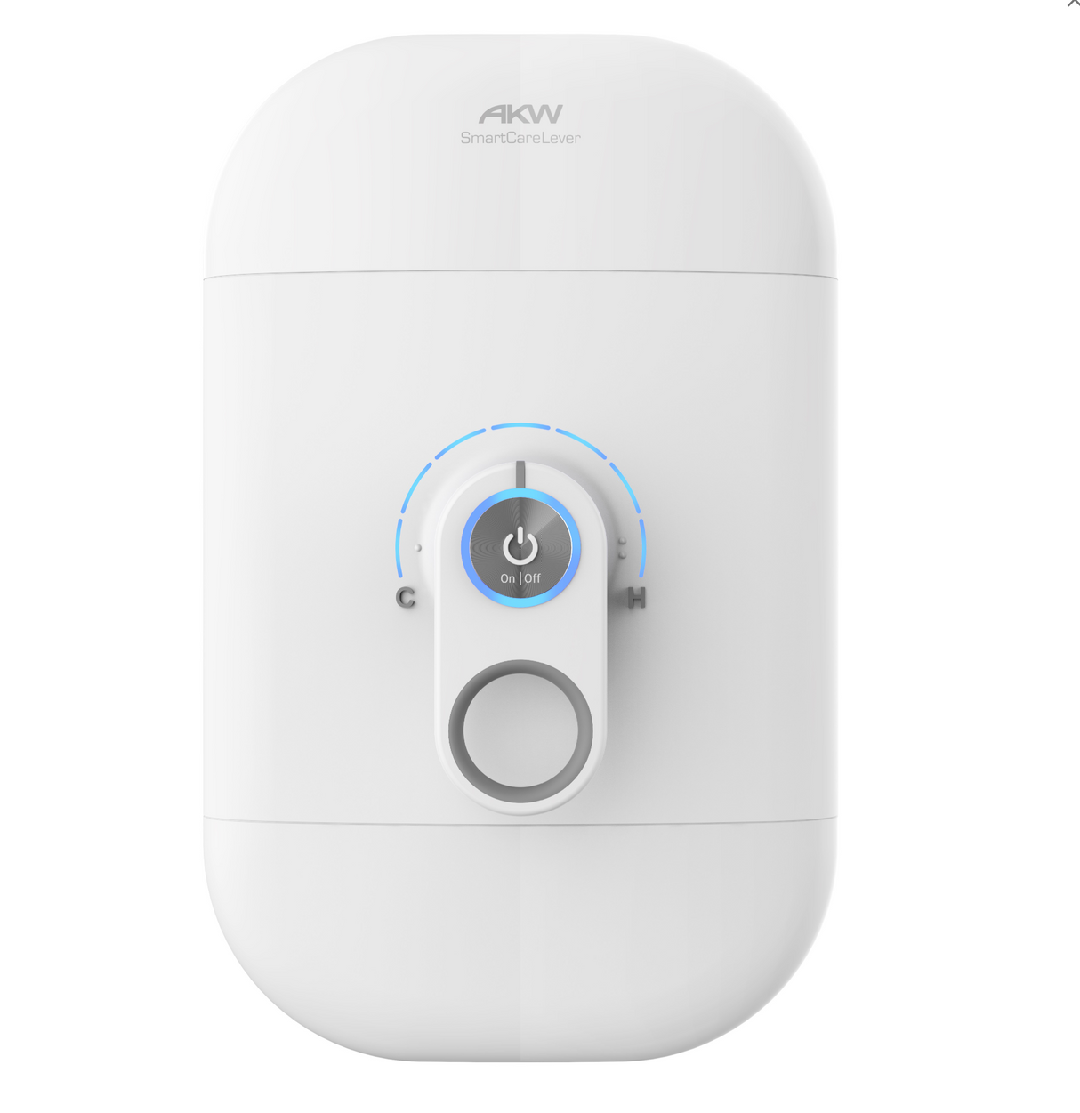 AKW SmartCare Lever Mid Grey 9.5kw with Care Accessory Kit (29091CGR-MG)