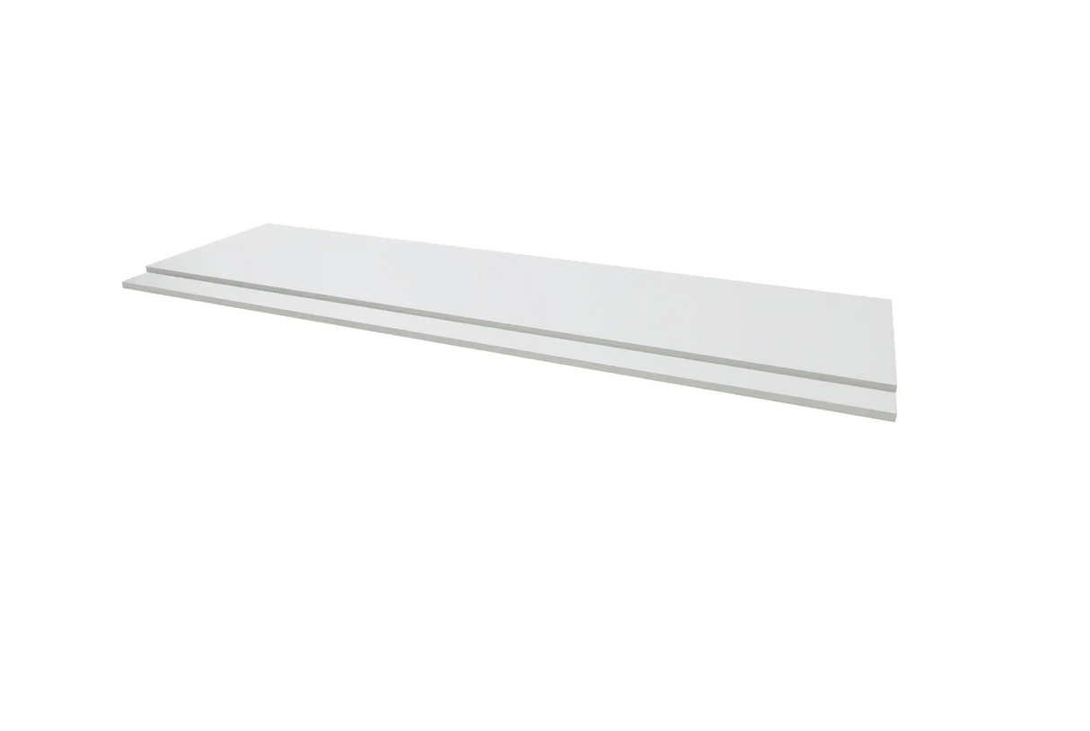 Kartell K-VIT Purity 1800mm 2 Piece Front Panel- White Gloss (FUR120PU)