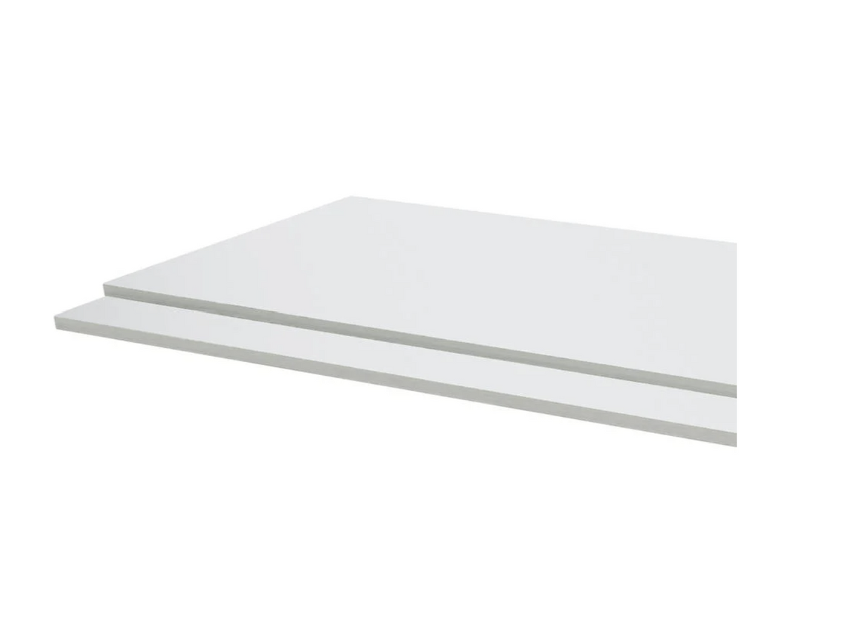 Kartell K-VIT Purity 700mm 2 Piece End Panel- White Gloss (FUR121PU)
