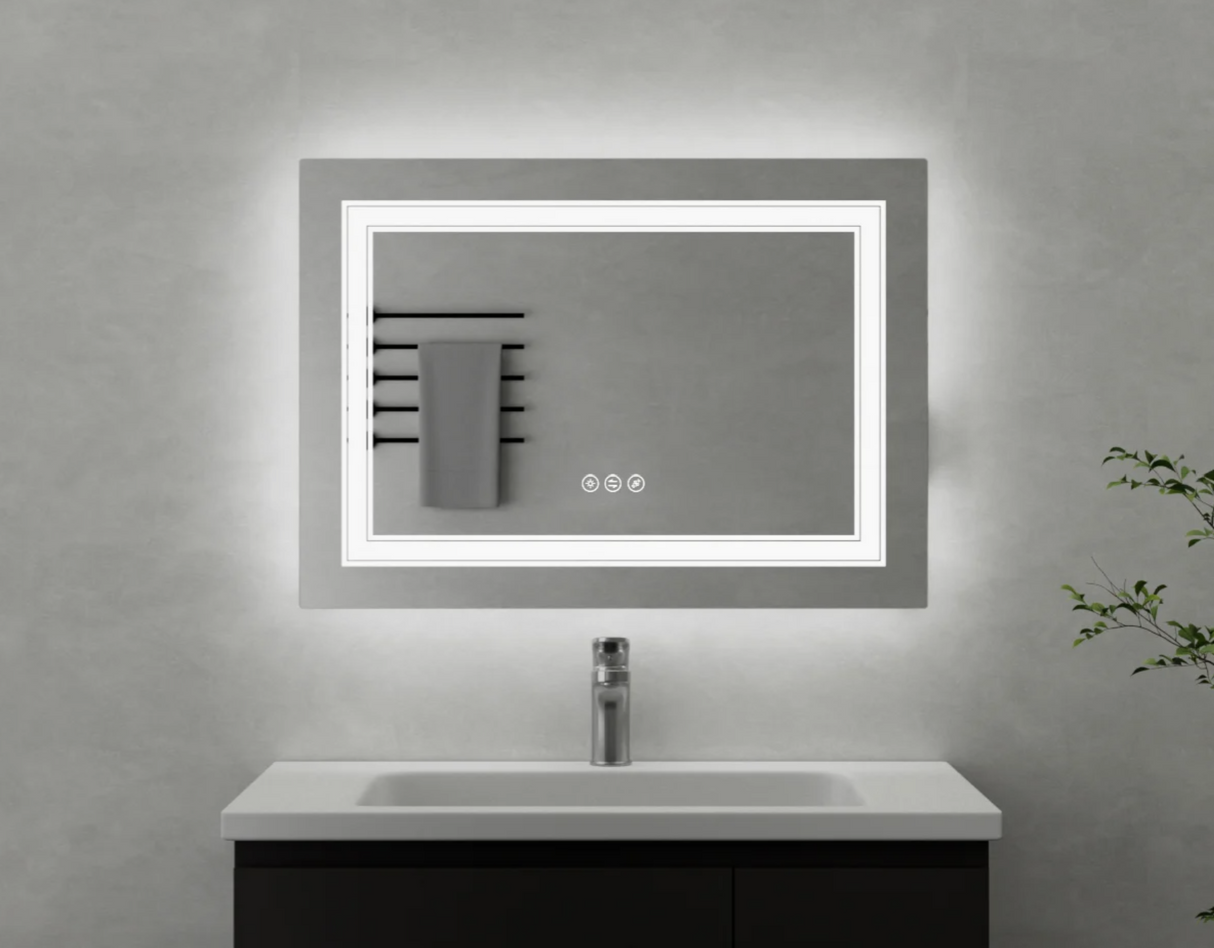 Kartell K-VIT Scope 500x700mm Landscape Mirror-Chrome (SC5070L)