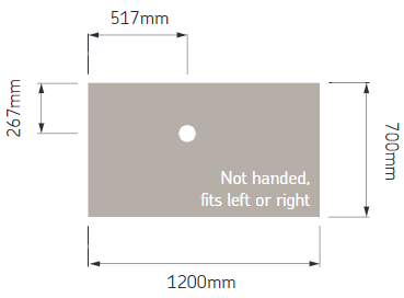 AKW Low Profile Shower Tray for Level or Low Access, photo 7