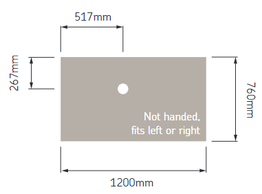 AKW Low Profile Shower Tray for Level or Low Access, photo 8