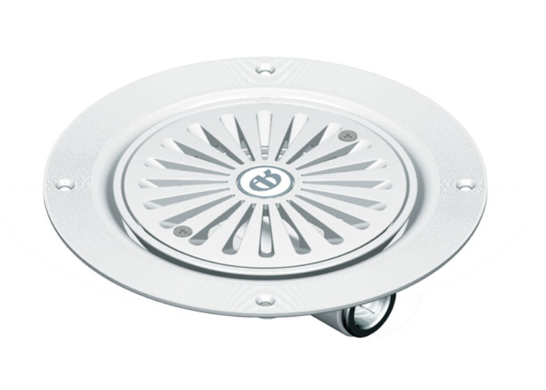 AKW Tuff Form 1 Part Pumped Waste Adaptor with 15mm Outlet - Vinyl Floors (25101)