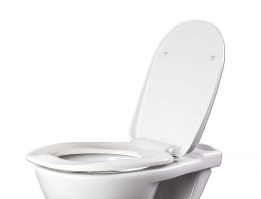 AKW Navlin Doc M Raised Height Close Coupled Toilet Pan 750mm Projection (23590)