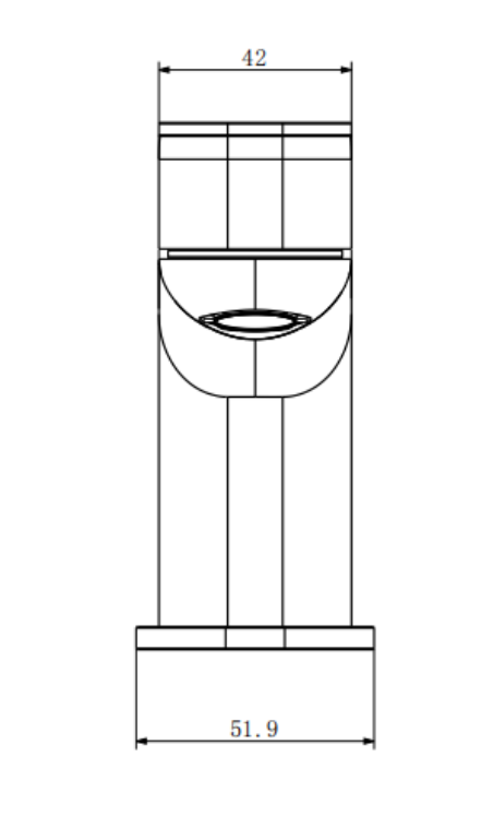 Kartell K-VIT Visage Mini Mono Basin Mixer Chrome (TAP271VIJ)