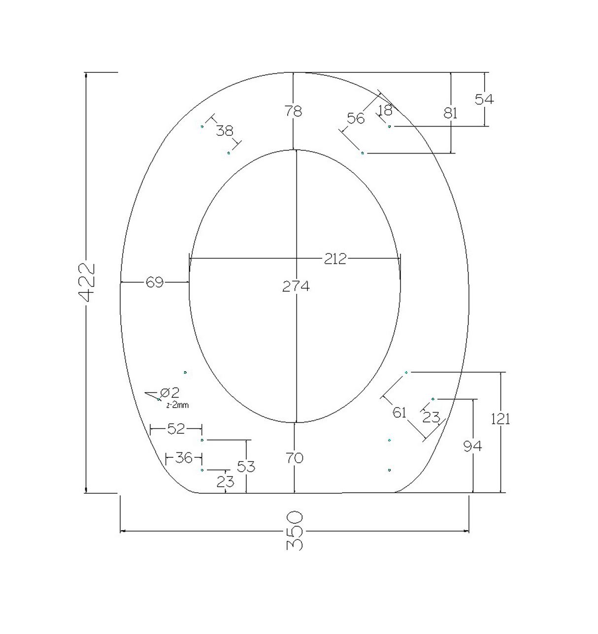 Kartell K-VIT Astley Soft Close Seat For Close Coupled WC Pan- Matt White and Matt Grey (SEA200AS)-(SEA201AS)