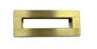 Kartell K-VIT Fusion Overflow Cover – Black, Brushed Brass and Brushed Nickel (FUSOVBL)( FUSOVBB)(FUSOVBN)