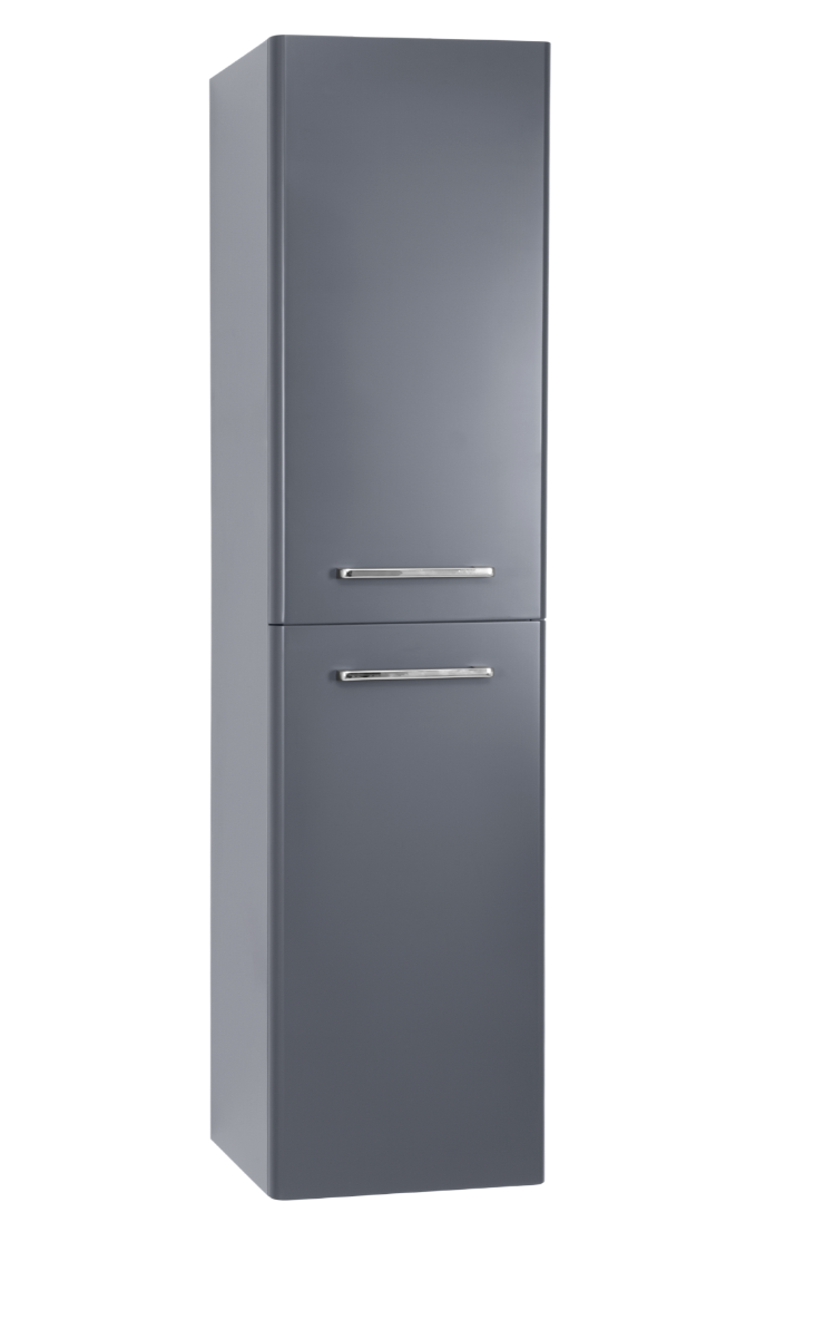 Kartell K-VIT Options 24 Wall Mounted Side Unit – White Gloss & Matt Cool Grey (OPTWMSU-WT)(OPTWMSU-CG)