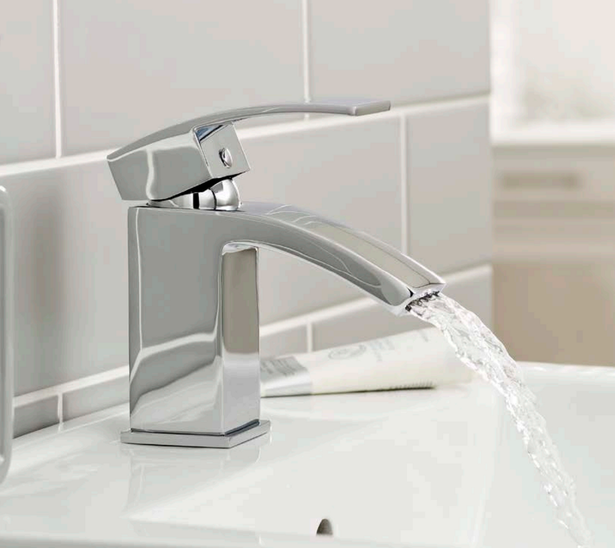 Kartell K-VIT Flair Mono Basin Mixer Chrome (TAP001FLJ)