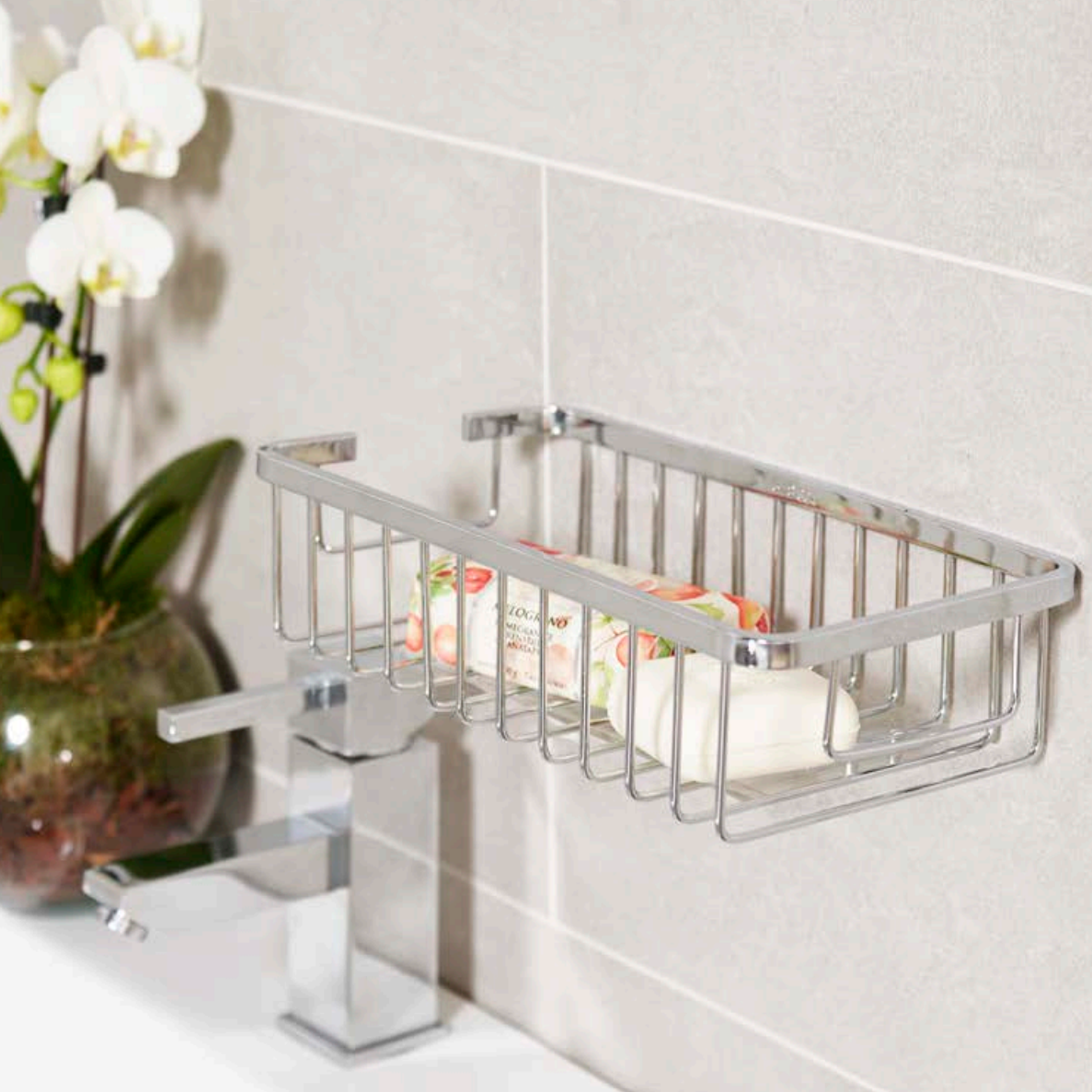 Kartell K-VIT Wire Soap Basket – Chrome (ACC099)