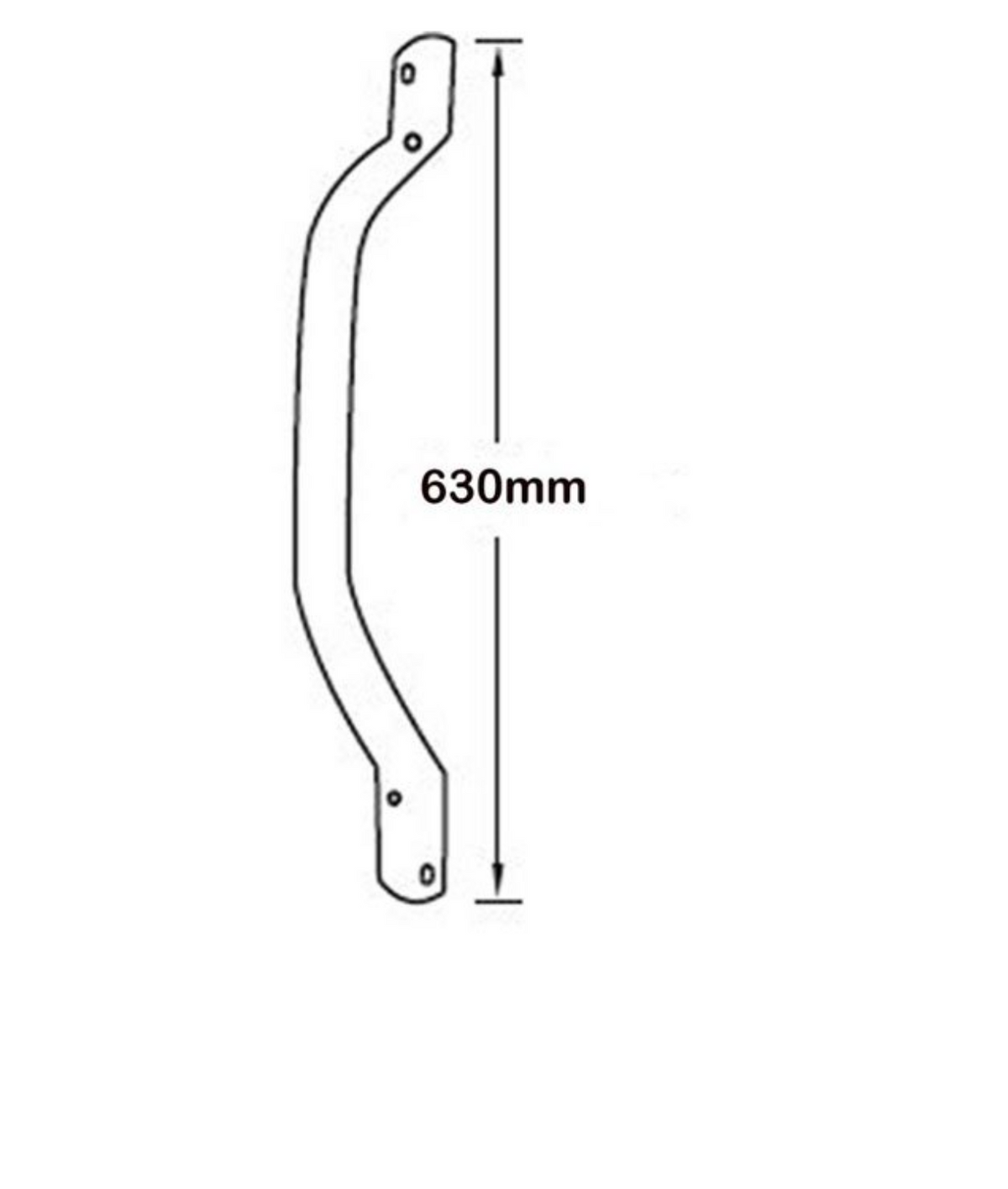 AKW 1700 Series Cranked & Newel Grab Rails – Choice of Style, photo 6