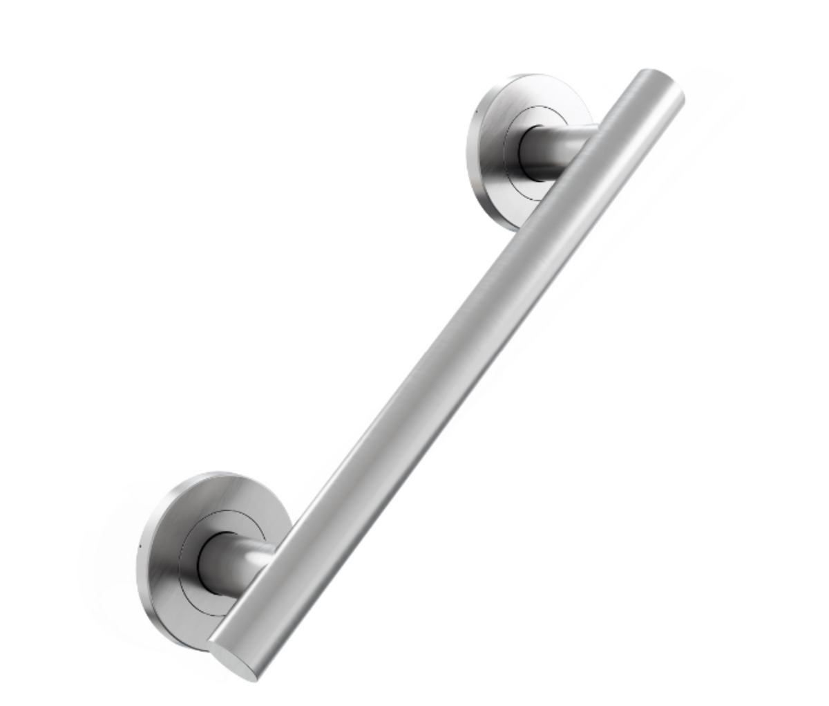AKW 1200 Series Straight Stainless Steel Grab Rail – Satin or Matt Black, Choice of Length, photo 7