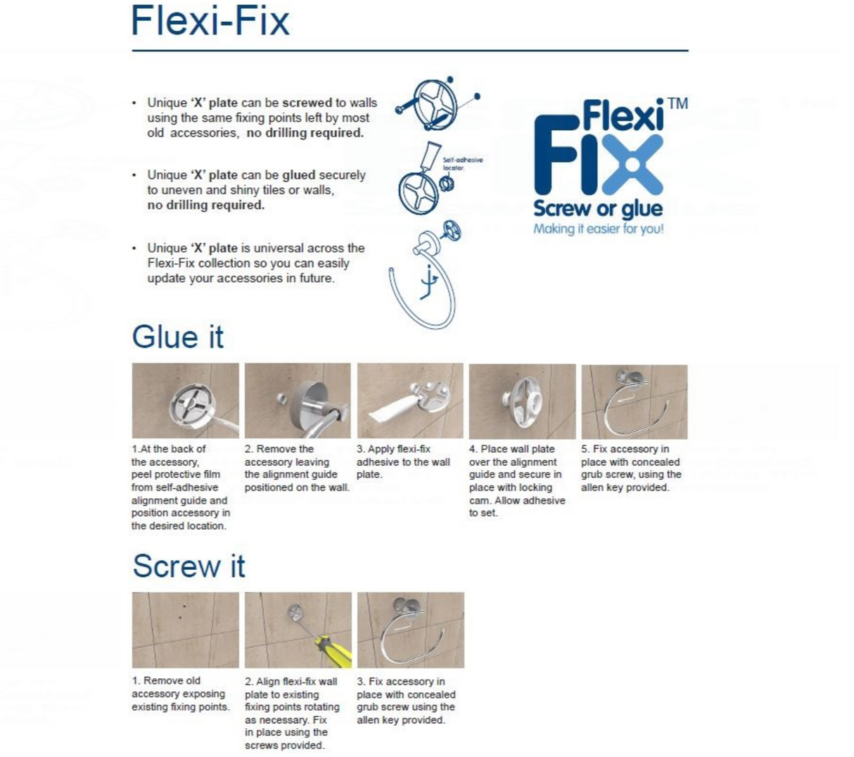 AKW Pendle Towel Rail 677mm- Silver (23149)