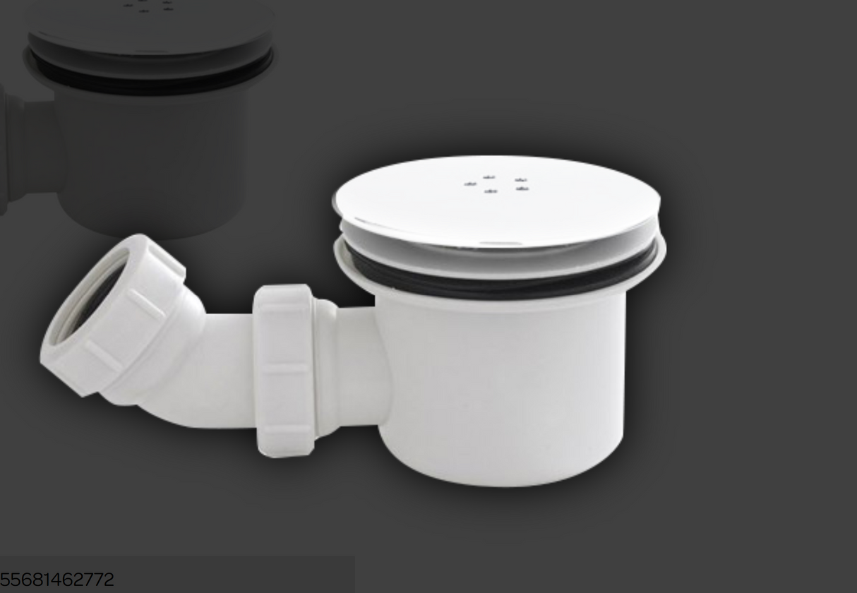 Kartell K-VIT 1200 x 900mm Offset Quadrant Low Profile Shower Tray-Right or Left Hand (UNQR1209)(UNQL1209)