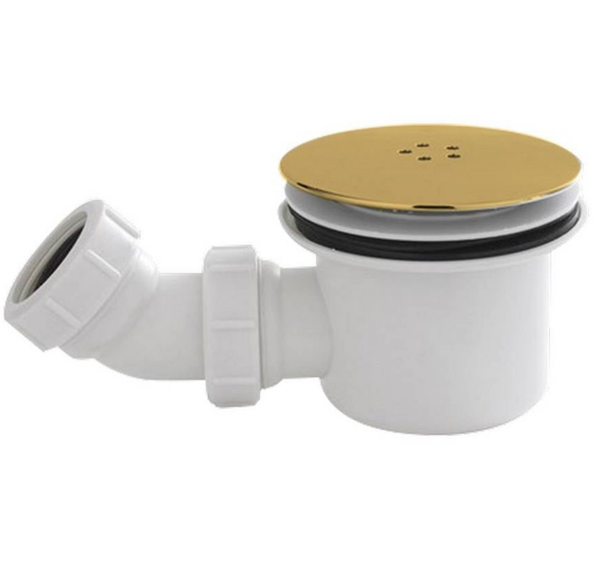 Kartell K-VIT 1200 x 900mm Offset Quadrant Low Profile Shower Tray-Right or Left Hand (UNQR1209)(UNQL1209)