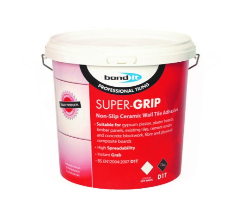Bond It Non-Slip Ceramic Wall Tile Adhesive (Supergrip) 13kg (30078)