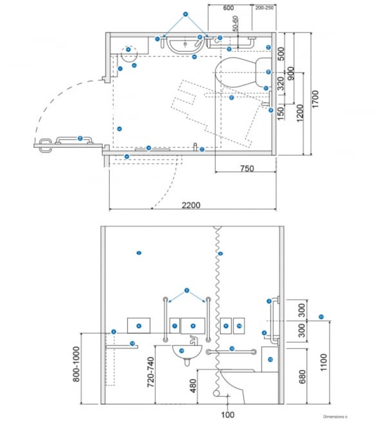 AKW Low Level Standard Doc M Pack with TMV3 Mixer Tap Fluted White (28315FWH)