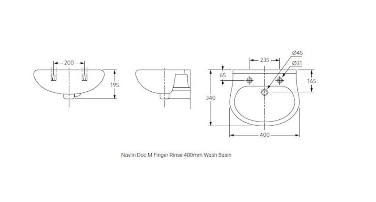 AKW Standard Close Coupled Doc M Pack Fluted Blue (28312FBU)