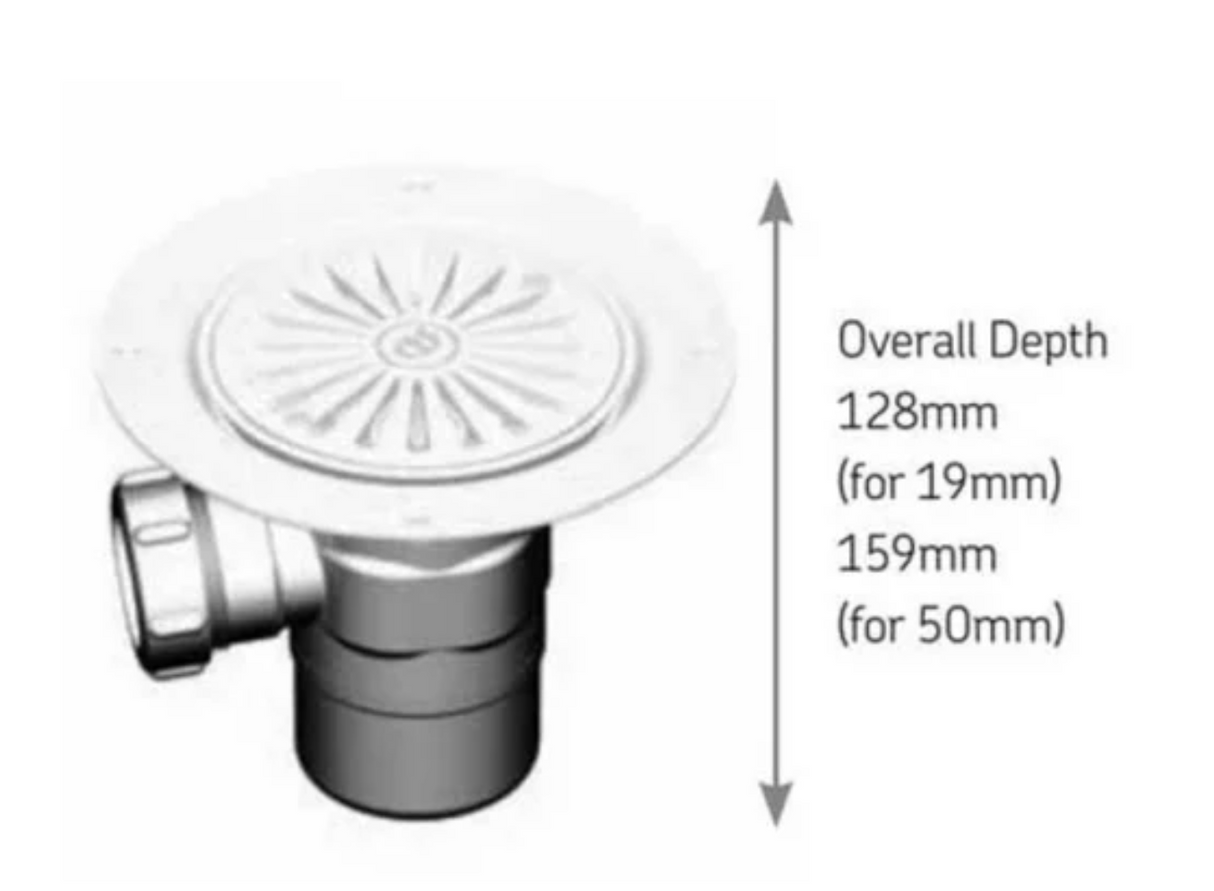 AKW TFWA Tuff Form Waste Adaptor Including GW50 Waste (25124)