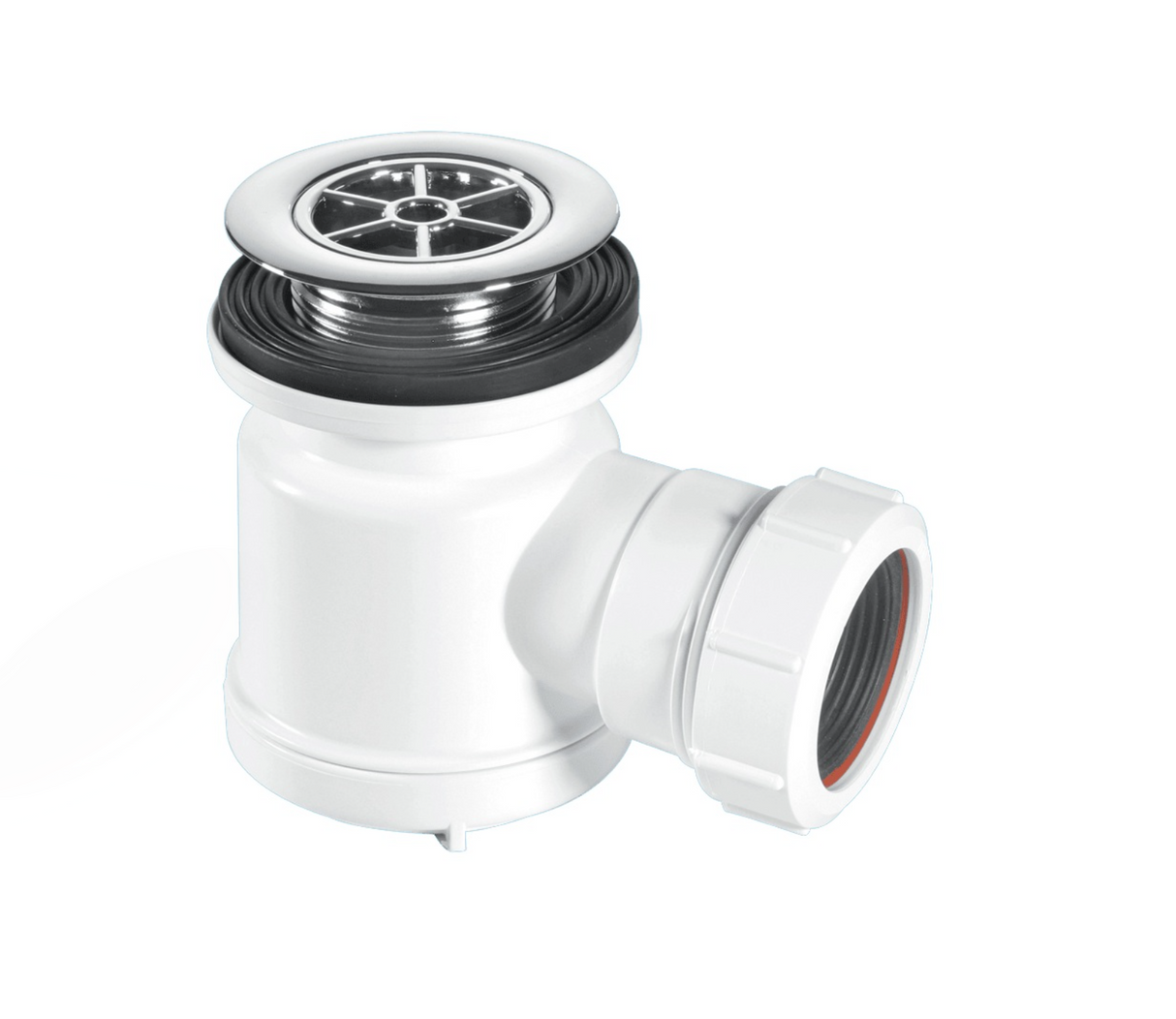 AKW Tuff Form 2 Part Gravity Waste Adaptor with GW19 Waste - Vinyl Floors (25129)