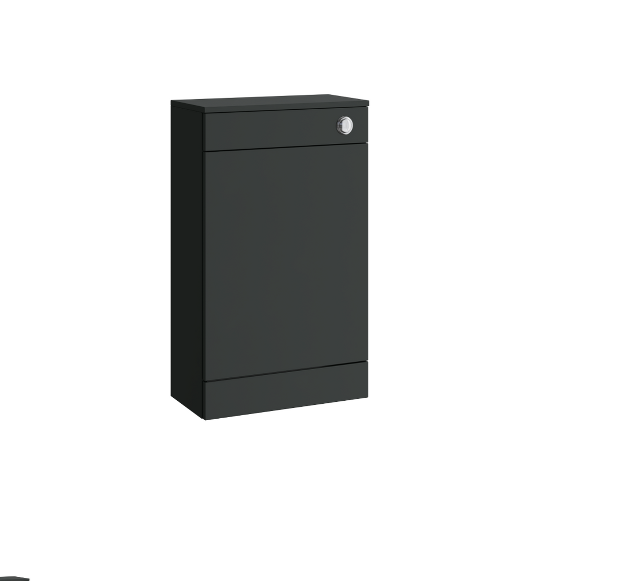 Kartell K-VIT Dove 500mm WC unit in matt anthracite
