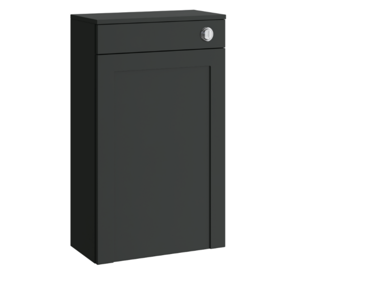 Kartell K-VIT Sanctuary 500mm WC Unit- Matt Anthracite (SAN500WC-MA)