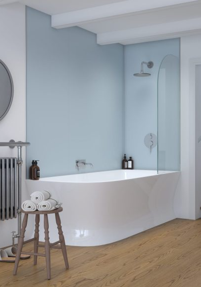 Selkie Periwinkle Square Edge Matte MDF Wall Panel (2420 x 1200 x 11 mm)