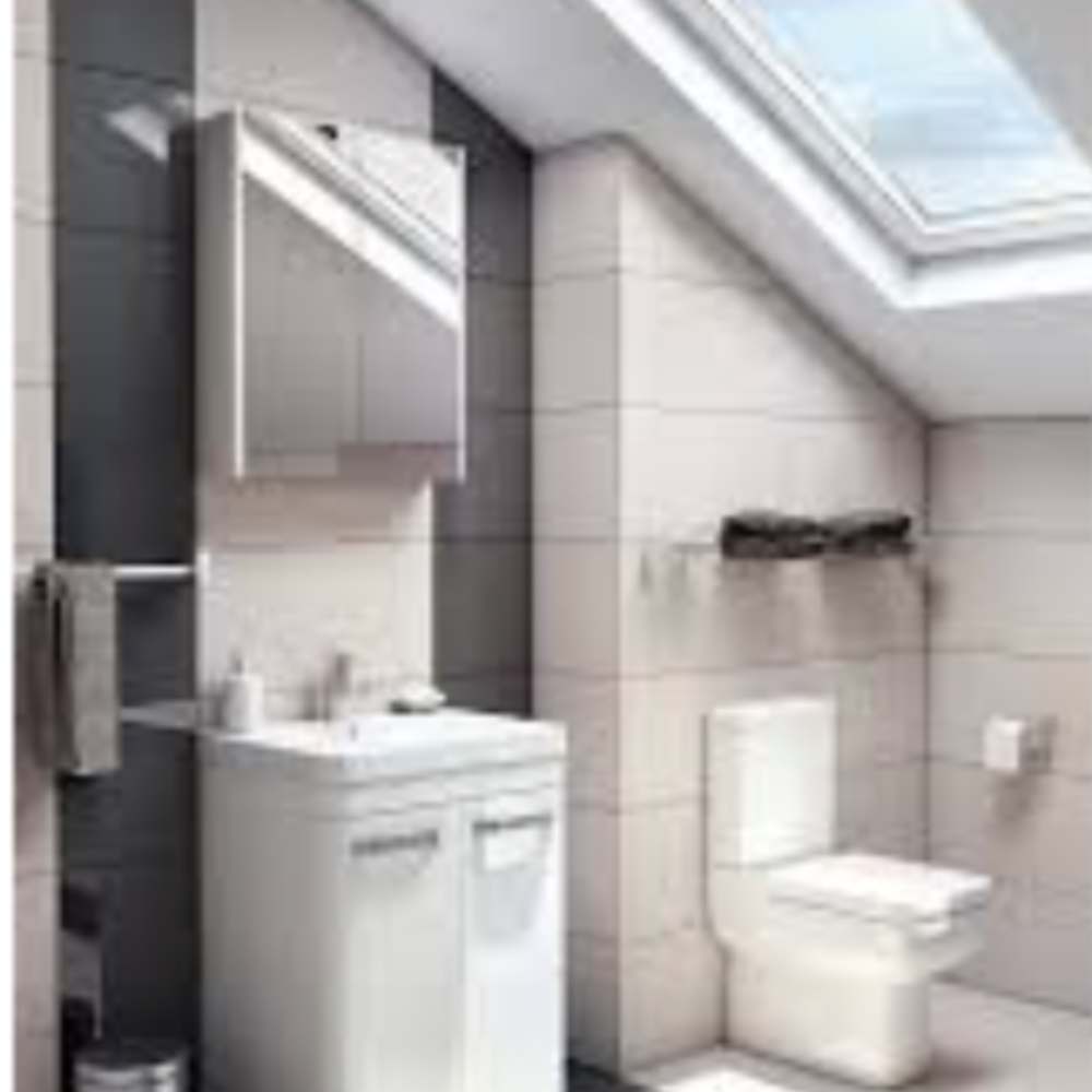 Kartell K-VIT Options 24 600mm Mirror Cabinet-White Gloss (OPT600MIR-WT)