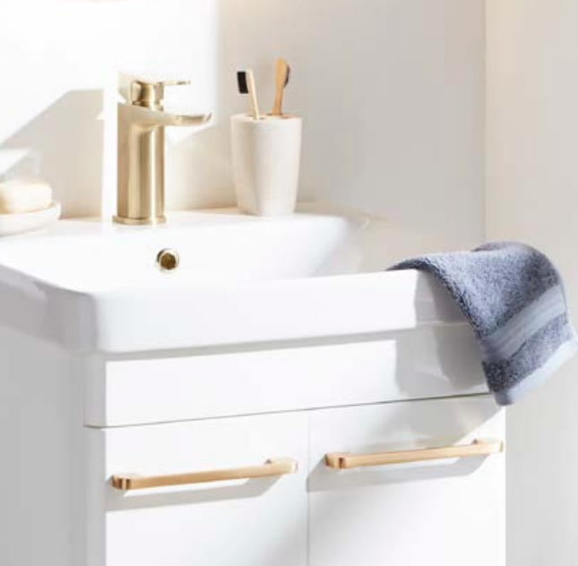 Kartell K-VIT Options 24 Handle Brushed Brass (x2 Screw's Per Handle) (HAN097-BB)