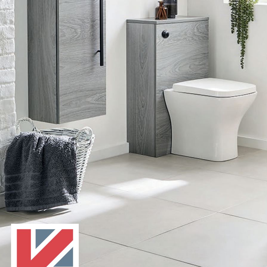 Kartell K-VIT Purity 505mm WC Unit - Silver Oak (PSO505WC)