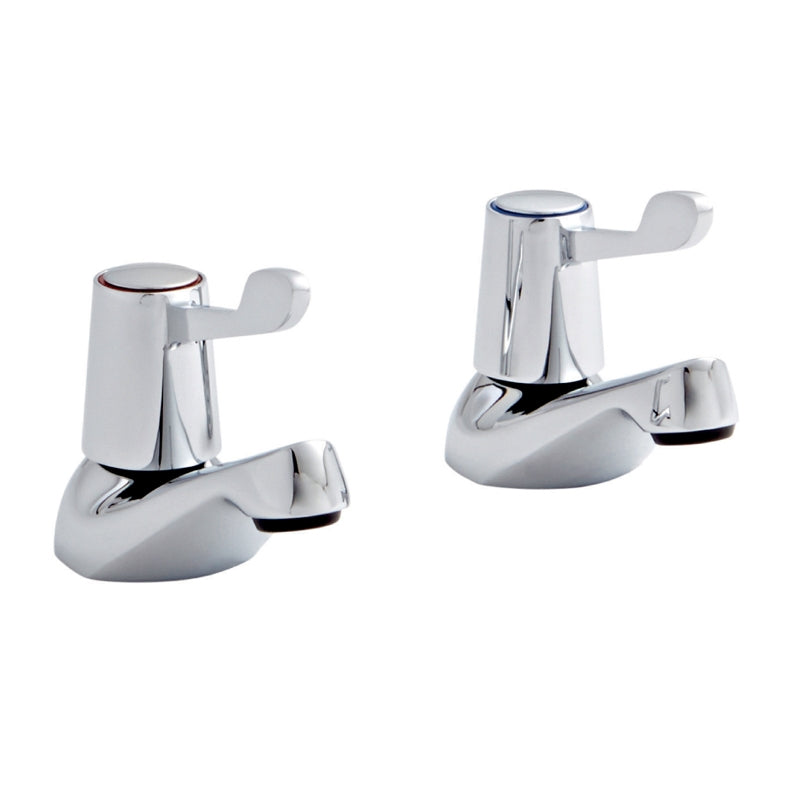 Kartell K-VIT Leva 3/4" Bath Taps (Pair) Chrome (TAP171LE)