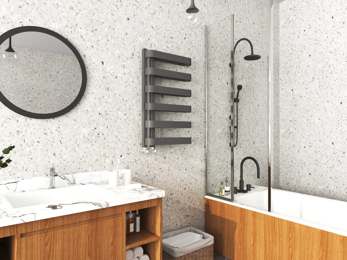 Kartell K-VIT Texas Towel Rail 850 x 500mm in anthracite