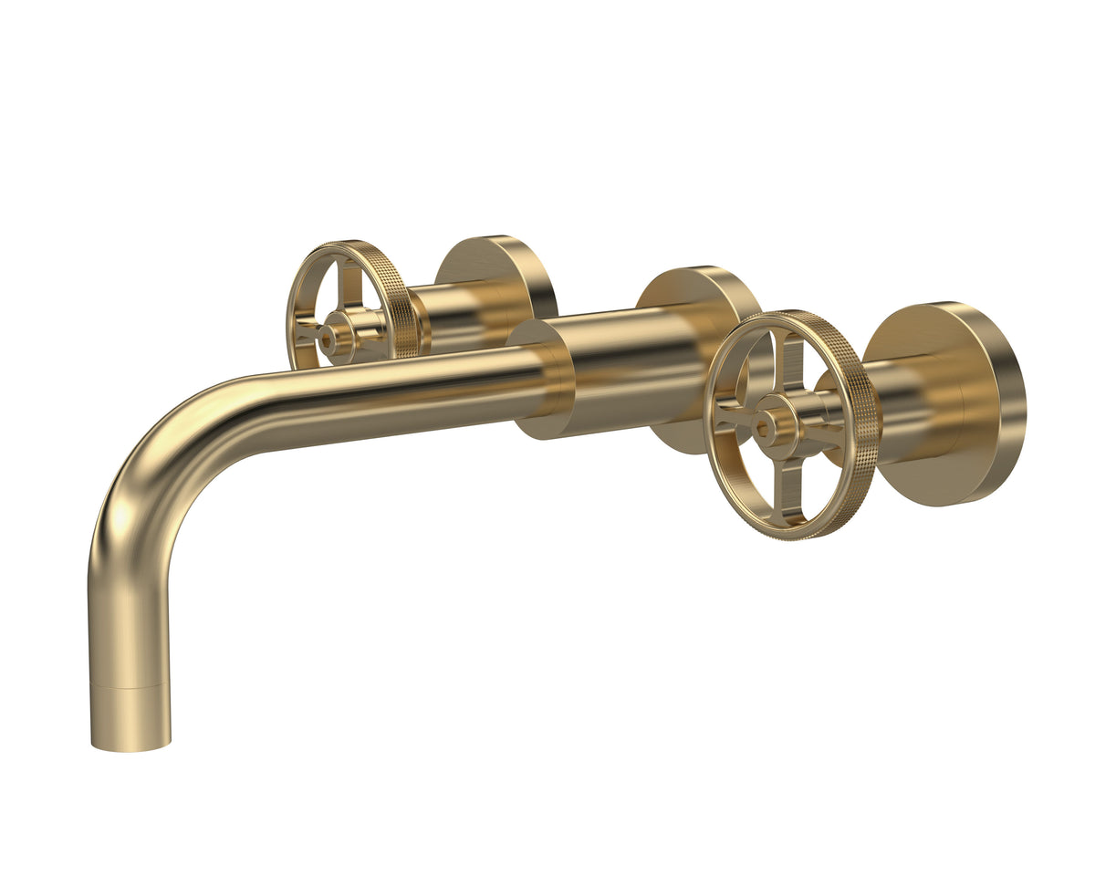 Nuie Revolution Wall Mounted Basin Mixer – Chrome, Matt Black or Brushed Brass, photo 4