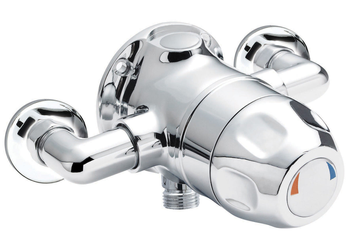 Nuie Commercial Exposed Shower Valve – Chrome, photo 2