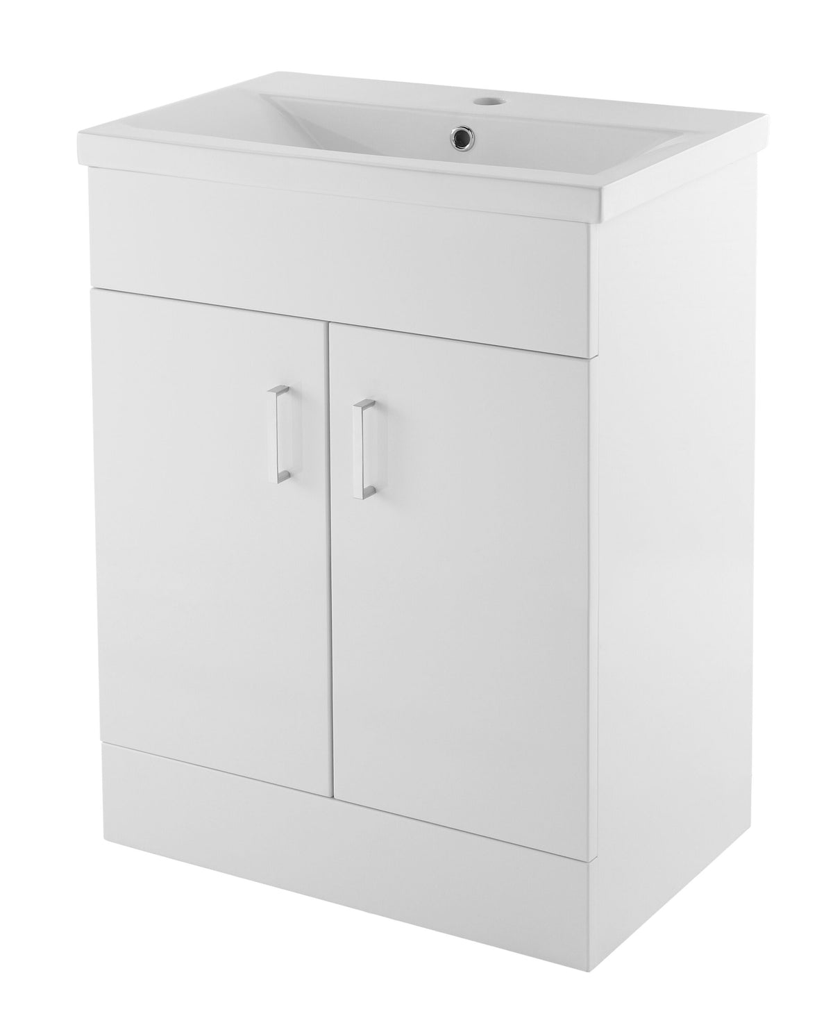 Nuie Eden 2 Door Floor Standing Vanity Unit With Basin – 500mm & 600mm, photo 2
